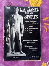 Revue Athlétique Illustrée ancienne La Santé Par Les Sports N°14 de 1912 Mercure