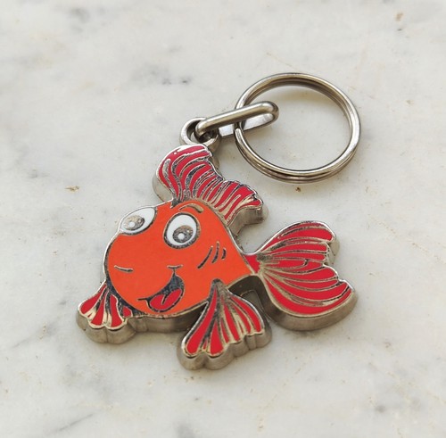 Porte clés poisson - clés, rouge