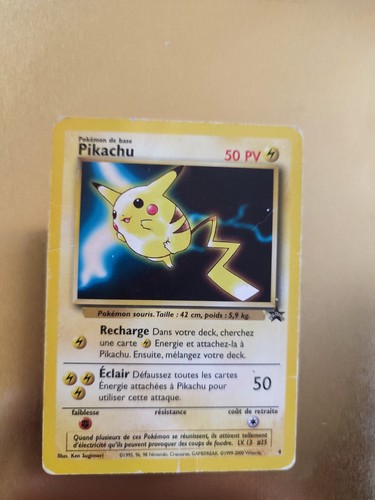 Carte pokémon pikachu 4 - carte, :