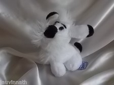 Doudou, peluche, chien blanc