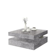 Table basse carrée pivotante