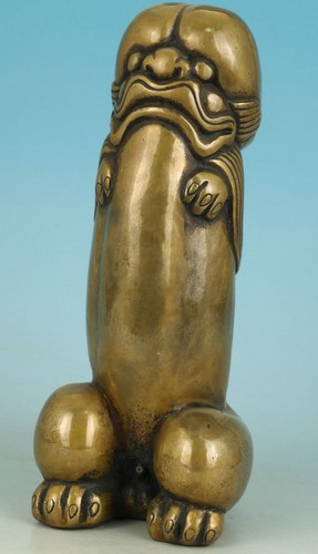 Bronze action man - man, foo