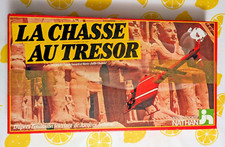 Rare La Chasse Au Trésor 1982 Jeu de société Nathan 100% complet 