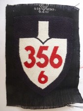 WW2 - Insigne Tissu 356/6
