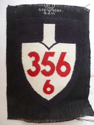 Ww2 insigne tissu 356 6 - tissu, 356/6