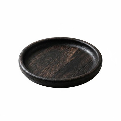 Plateau rond bois - en,