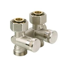 Danfoss Raccord Universel RLV-K Pour Vanne-HK, Chauffage G 3/4, Passage