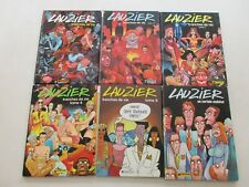 LAUZIER LOT DE 6 BD ETAT ABIME/BE TRANCHES DE VIE T1/2/3/4/5+UN CERTAIN MALAISE