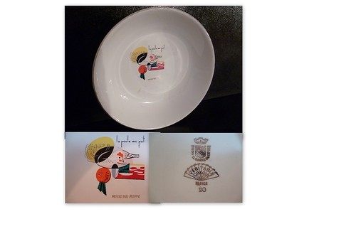 Assiette soupe publicitaire - assiette, a