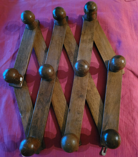 Vintage porte manteau - porte, /patere