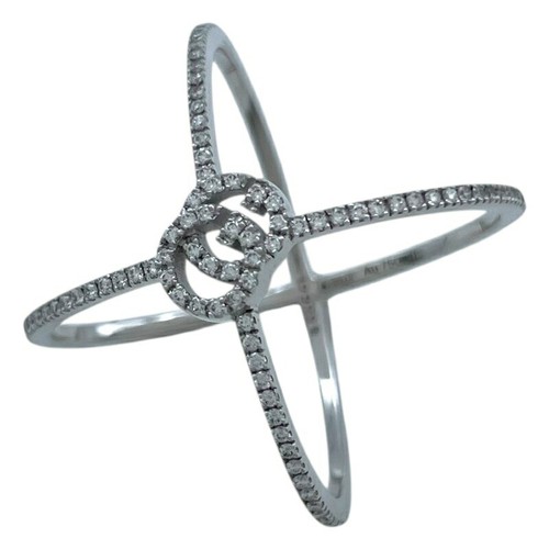 Bague gucci run blanc - bague, or