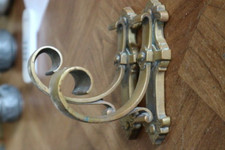 ancienne paire de pateres en BRONZE signé AJ XIXe