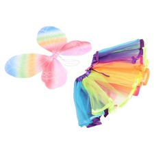  1 Set Fairy Butterfly Wings Costume Enfants TUTU JUPT DANSE COSTUME
