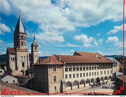 Carte postale cluny - carte,