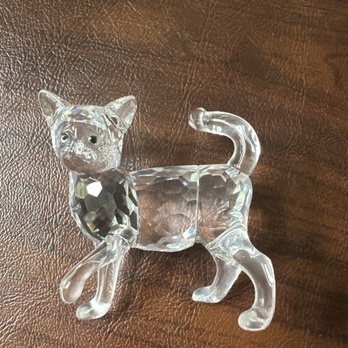 Swarovski standing mother cat - swarovski,