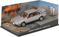MASERATI BITURBO 425 PERMIS DE TUER 1/43 JAMES BOND 007 UNIVERSAL HOBBIES 1981
