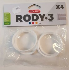 Anneaux Connecteurs blanc Rody 3 Zolux  Rodylounge x 4