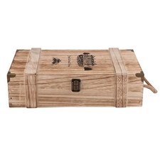 Boîte en bois vintage pour 2