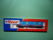 ROCO wagon kangourou + caisses