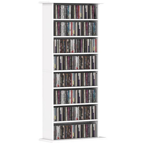 Homcom rangements pour et - rangements, cd