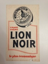 ANCIEN BUVARD CIRAGE CREME