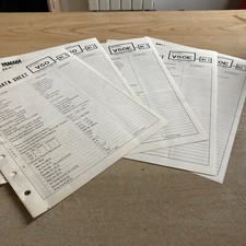 Yamaha V50 et V50E Fiche technique caractéristiques moto édition 1973