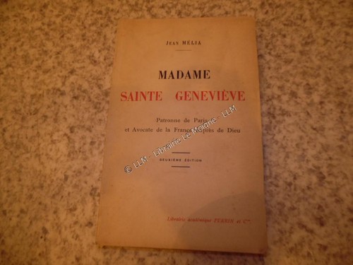 1926 madame sainte geneviève - sainte,