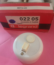 Legrand 02205 - Poussoir à fusible BLANC ANCIEN VINTAGE LOFT INDUSTRIEL