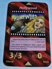 HOLLYWOOD : ILLUMINATI NEW WORLD ORDER UNLIMITED INWO CARD GAME 1995