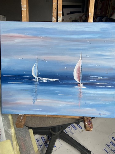 Peinture tableau marine - ,