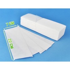 100 Bandes d'épilation Non Tissées pour Cire Jetable pour épiler le Corps 22 x 7