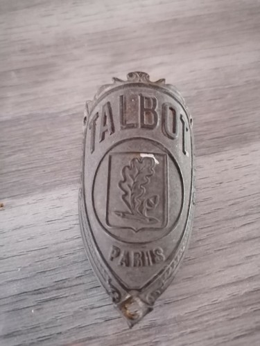Plaque vélo ancienne talbot - vélo,