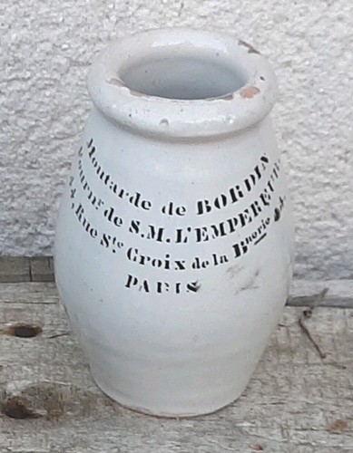 Ancien pot moutarde - À,