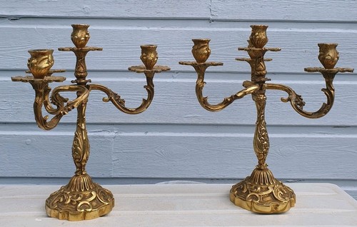 Ancienne paire chandelier - paire, de