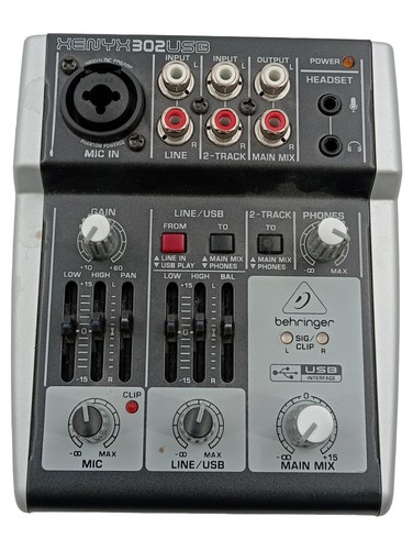 Behringer xenyx302usb table - table, de