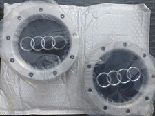 2 CACHES DE ROUES AUDI 146MM