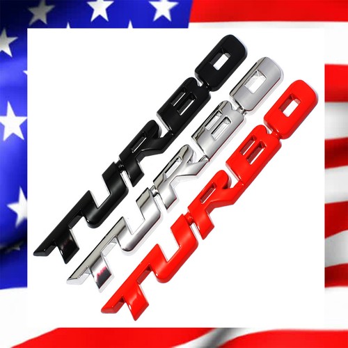 Métal turbo emblème - 3d,
