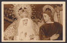 image pieuse ancianne postale