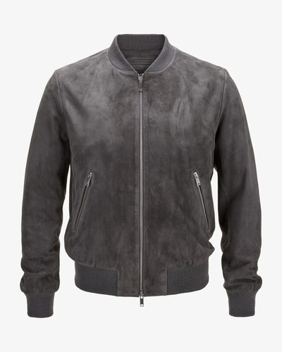Blouson homme cuir - , gris