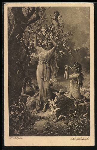 Carte postale artiste - carte,