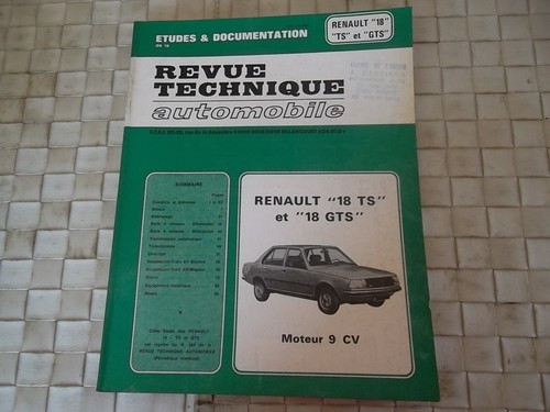 Revue technique renault ts - renault,