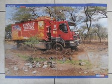 POSTER CAMION RENAULT  TRUCK KENYA  55 x 42 cm