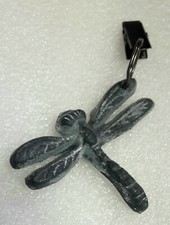 LOT DE 4 PINCE NAPPE POIDS LIBELLULE OU LAVANDE EN FONTE GRIS OU NOIR