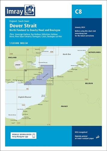 Imray series dover - c8, strait