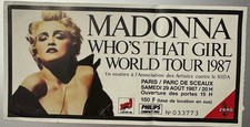 MADONNA 1987 Original Ticket