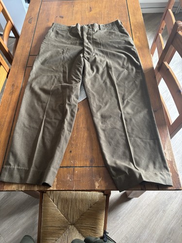 Ww2 pantalon moutarde 1944 - us,