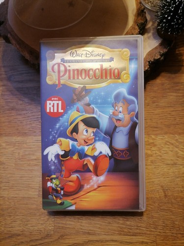 Vhs pinocchio walt - -,