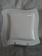 Villeroy & Boch, assiette blanche New Wave (25 x 25 cm)