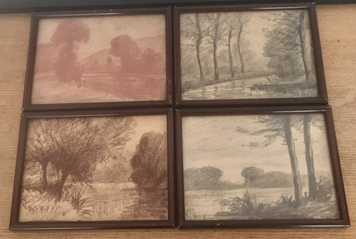 Dessin études paysage - dessin,