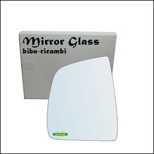 Miroir Nu Adhésif Côté Conducteur Pour Fiat Doblo II (263) Depuis 2009